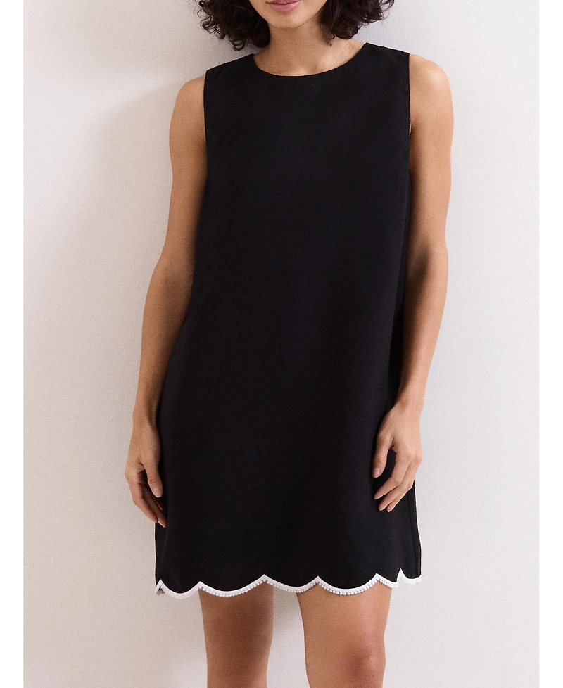 Phase Eight Women's Marta Scalloped Hem Shift Dress