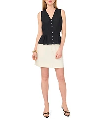 Vince Camuto Women's Sleeveless V-Neck Top