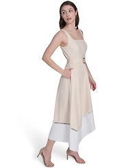 Eliza J Women's Square Neck Midi Dress