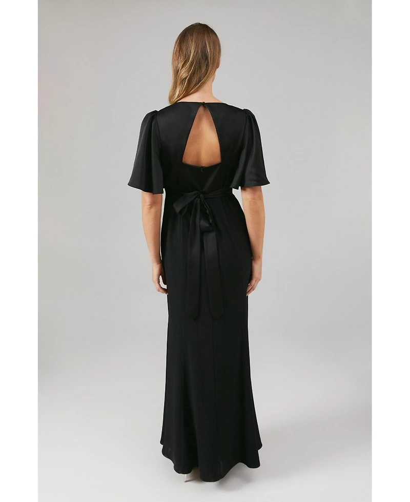 Coast Women's Contrast Satin Bridesmaid Dress