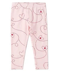 MeMoi Little/ Big Girls 2 Piece "Entangled Hearts" 100% Cotton Pullover Pajama Set