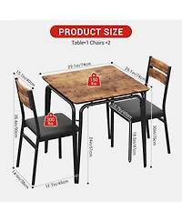 gaomon 2-Person Space-Saving Square Dining Table
