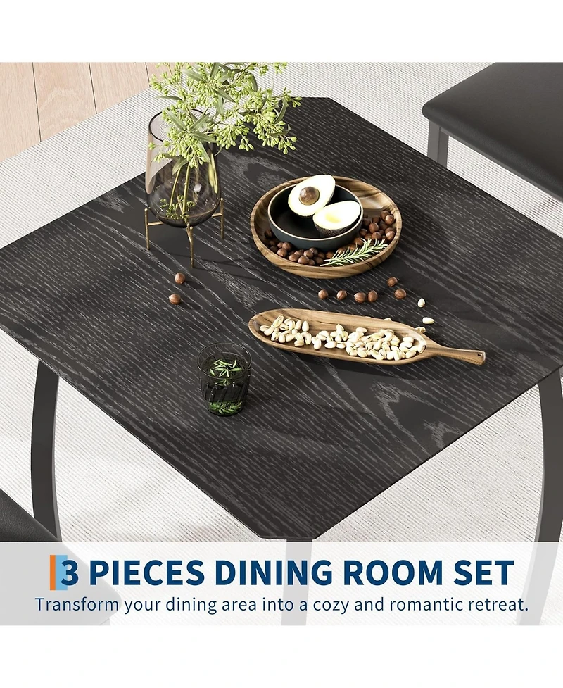 gaomon Dining Chair Square Dining Table Set for 23-Piece Kitchen Table Set for Kitchen Dining Room