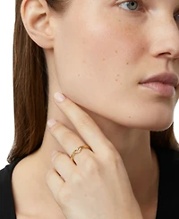 Ana Luisa Sky Set Gold-Plated Moon and Star Rings