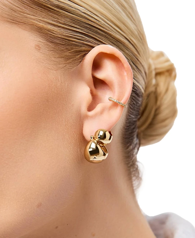 Ana Luisa Abby Mini Gold-Plated Hoop Earrings