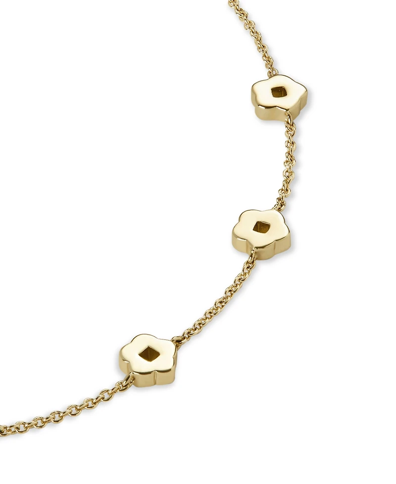 Ana Luisa Rowena Gold-Plated Flower Bracelet