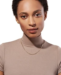 Ana Luisa Leo Gold-Plated Regular Short Figaro Chain Necklace