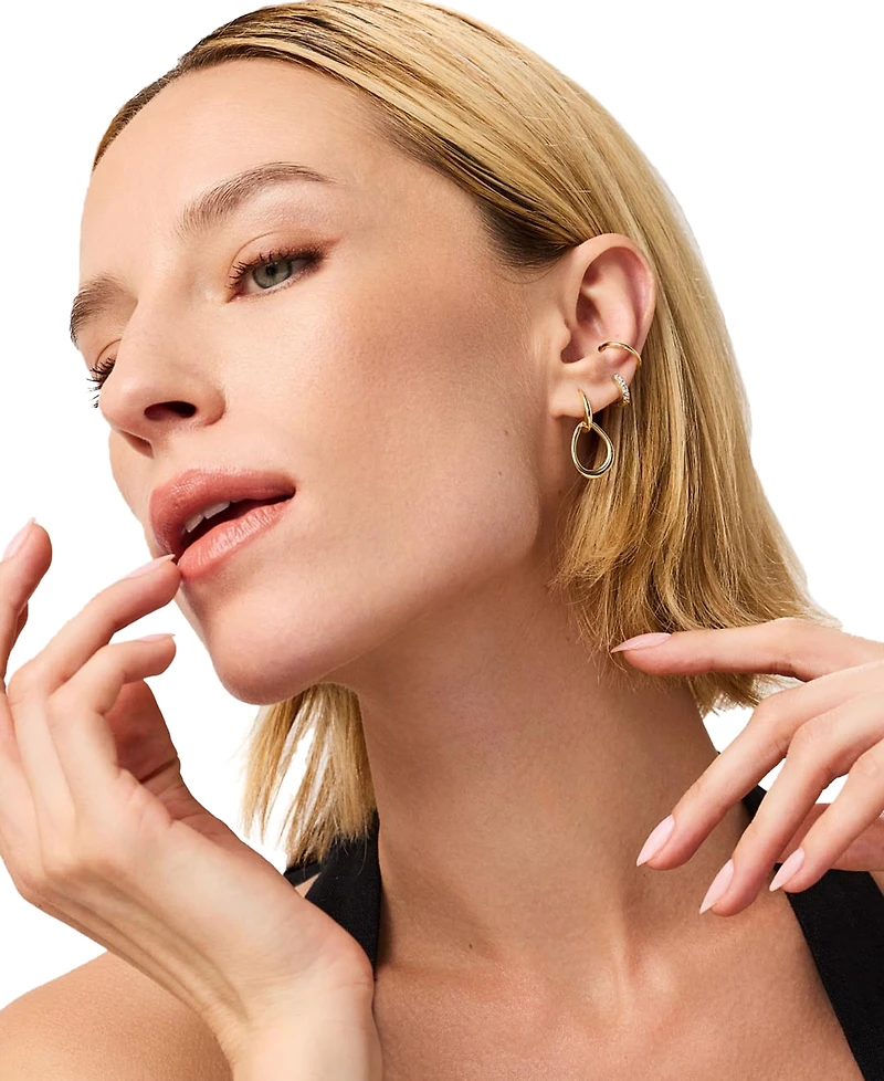 Ana Luisa Sage Gold-Plated Drop Earrings