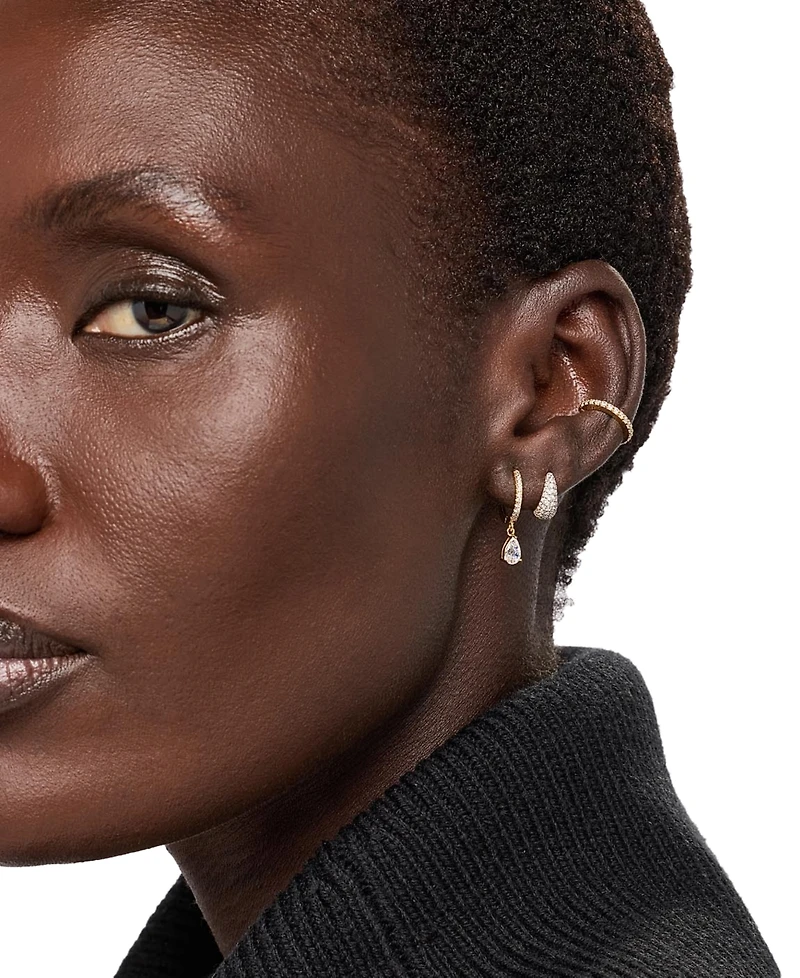 Ana Luisa Elise Delicate Gold-Plated Huggie Hoop Earrings