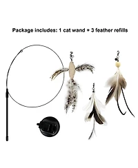 Aronkl Birds Insects With Bells Interactive For Indoor Cats Kitten