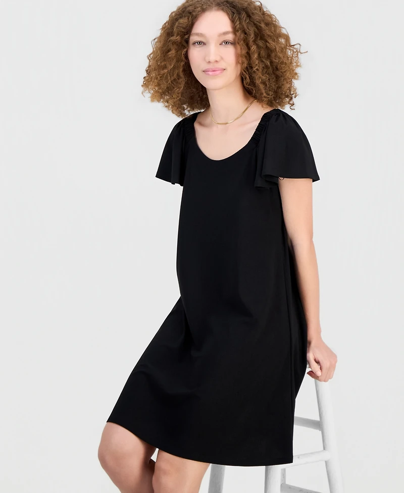 Robbie Bee Women's On/Off-The-Shoulder Dress