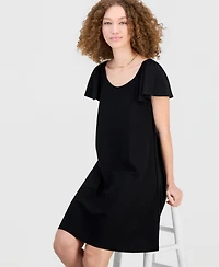Robbie Bee Women's On/Off-The-Shoulder Dress