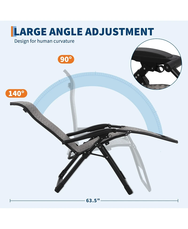 Homfan Portable Rattan Chaise Lounge, 330lb Capacity, Outdoor Adjustable Folding Chair with Widened Armrest and Heavy Duty Wicker for Patio