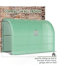 Outsunny 10' x 5' x 7' Plant house Garden Nursery with Windows