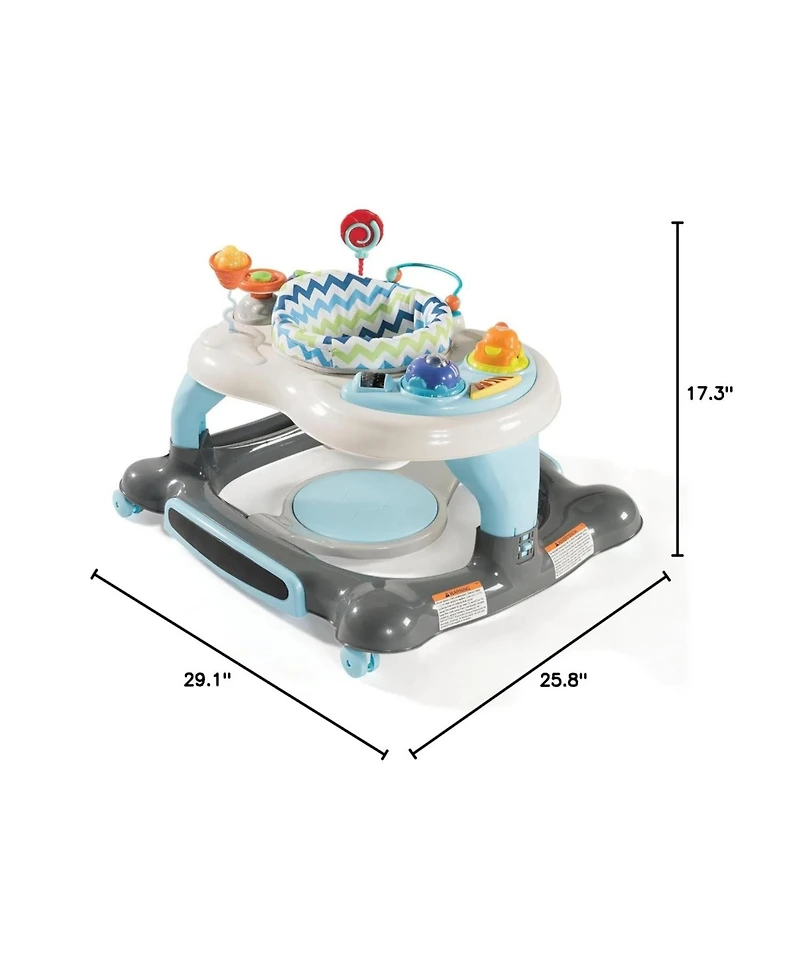 Storkcraft Toddler 3-in-1 Activity Walker and Rocker with Jumping Board