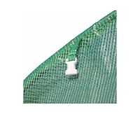 Outsunny Large 10' x 10' house, Hoop Hot House, Zipper Door,