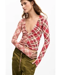 Desigual Women's Ruched neckline t-shirt