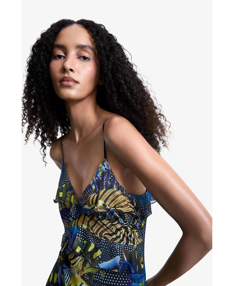 Desigual Women's Dress Designed By mr. christian lacroix