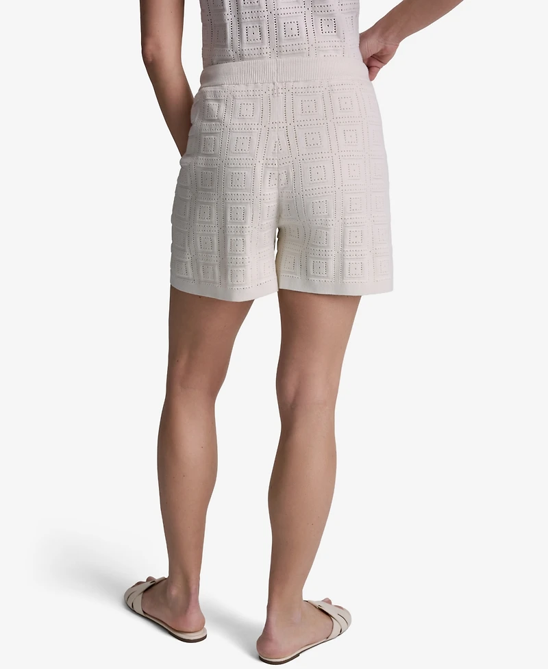 Bcbg Women's Geometric Printed Pull-On Shorts