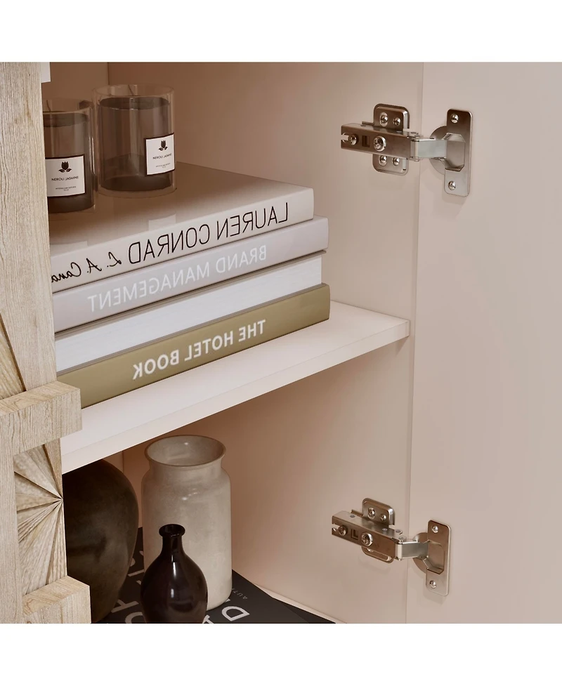 Rainsken Farmhouse Buffet Sideboard Table