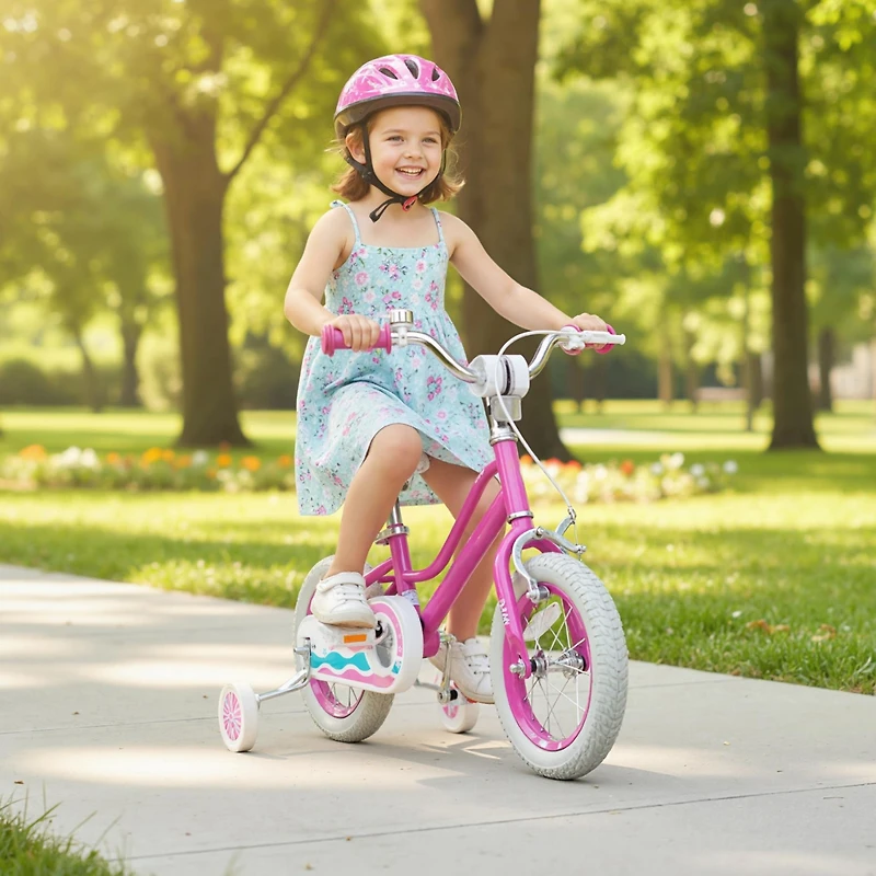 Slickblue Kids Bike Adjustable Handlebar with Starlight Wave Design