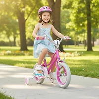Slickblue Kids Bike Adjustable Handlebar with Starlight Wave Design