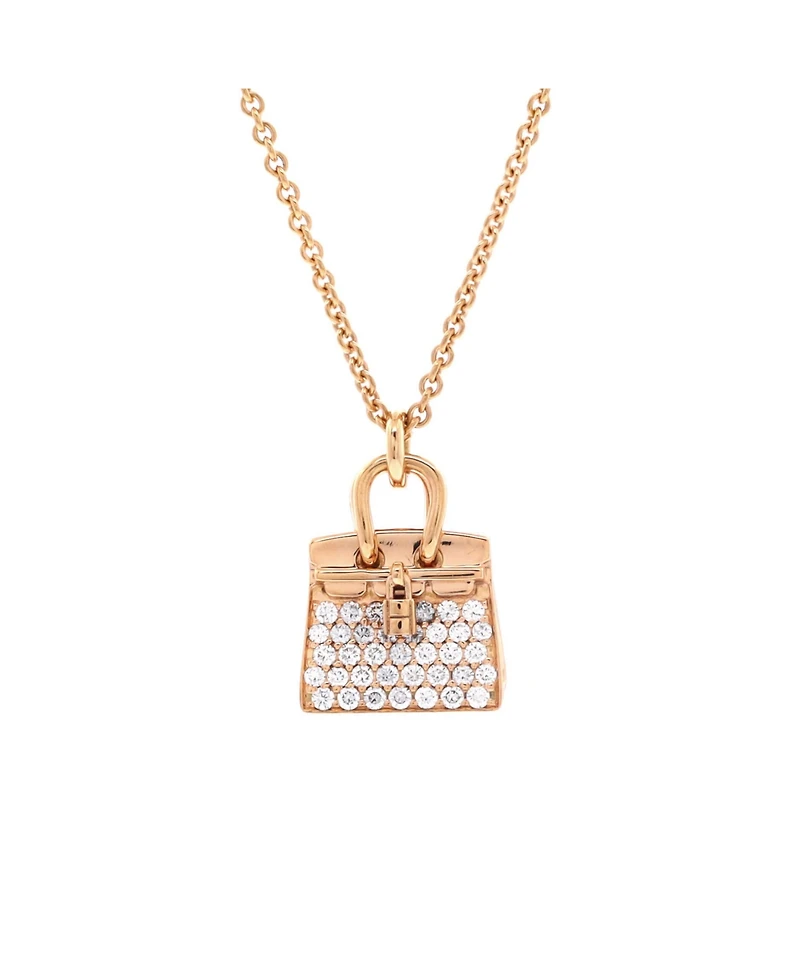 Pre-Owned HERMES Birkin Amulette Nm Pendant Necklace