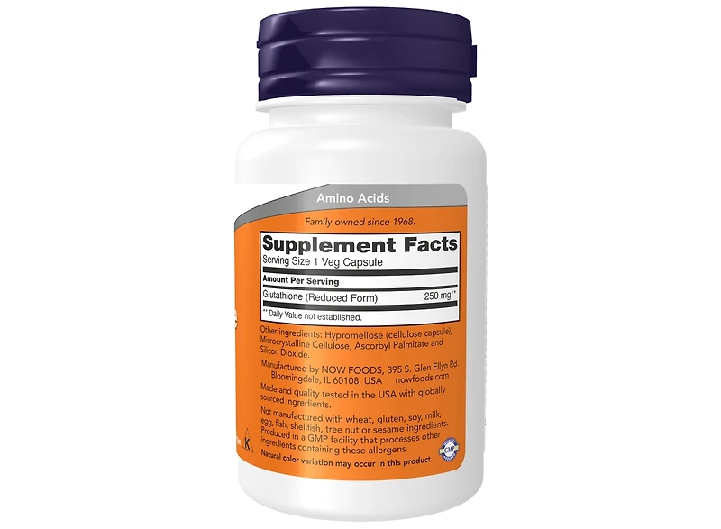 Now Foods Glutathione, 120 Veg Caps