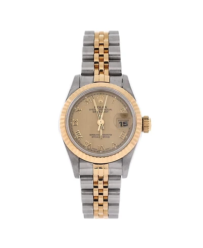 Pre-Owned Rolex Oyster Perpetual Datejust Automatic Watch in Stainless Steel and Gold 26mm
