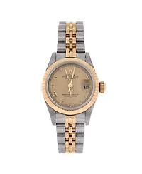 Pre-Owned Rolex Oyster Perpetual Datejust Automatic Watch in Stainless Steel and Gold 26mm