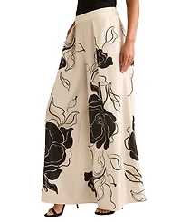 Muse Women's Front Pleat Wide-Leg Pants