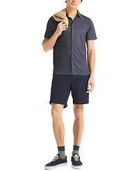 Nautica Men's Short-Sleeve Geo Printed Shirt