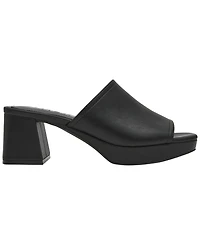 Anne Klein Women's Primo Block Heel Slip-On Sandals