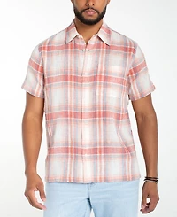 Liverpool Los Angeles Men's Short-Sleeve Button-Up Shirt