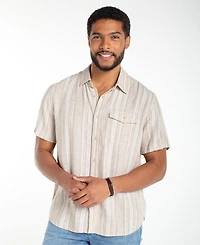 Liverpool Los Angeles Men's Short-Sleeve Button-Up Shirt