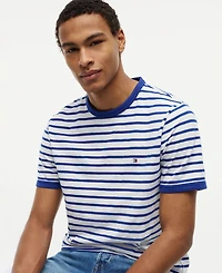 Tommy Hilfiger Men's Slub Yarn-Dye Stripe T-Shirt