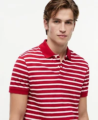 Tommy Hilfiger Men's Stripe Regular-Fit Polo Shirt