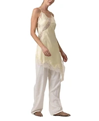 Line & Dot Women's Emel V-Neck Asymmetrical Dress