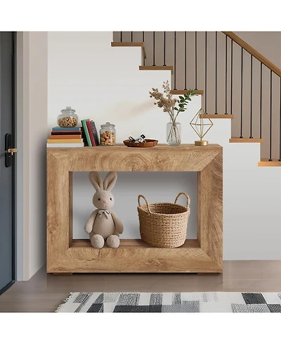 gaomon Farmhouse Console Table - 47 in Minimalist Vintage Entryway Table