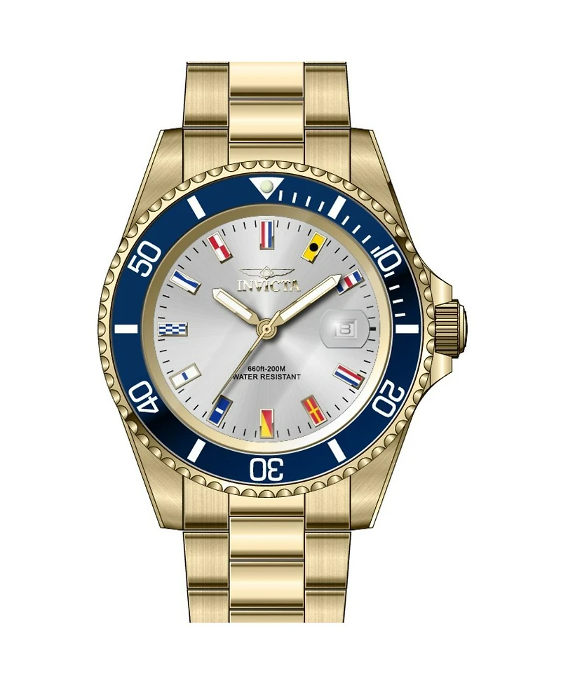 Invicta Men's Pro Diver Quartz 3 Hand Dial Watch