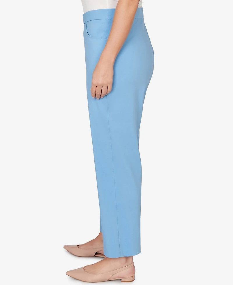 Alfred Dunner Plus St. Augustine Tailored Stretch Front Pocket Short Length Pants
