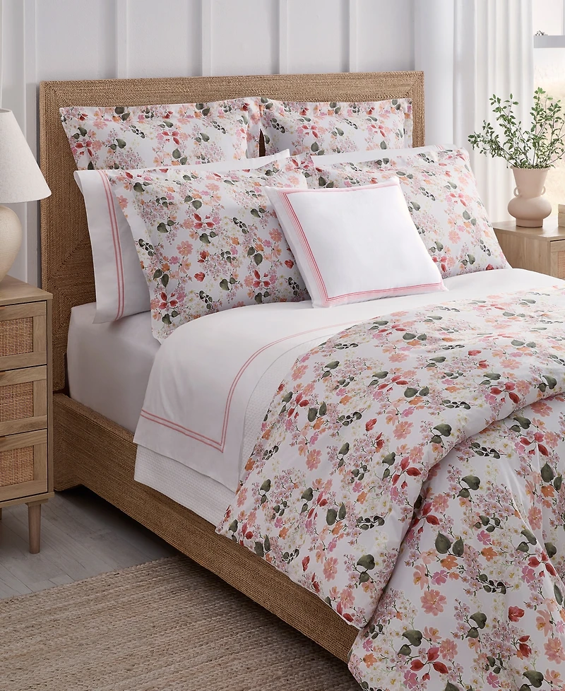 Sferra Petali Boudoir Floral Cotton Sham, 12" x 16"