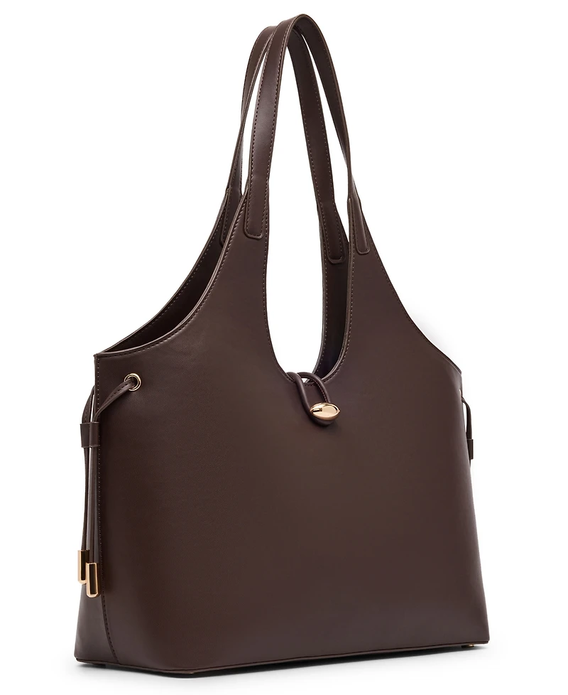 Anne Klein Medium with Animal Print Pouch Tote Handbag