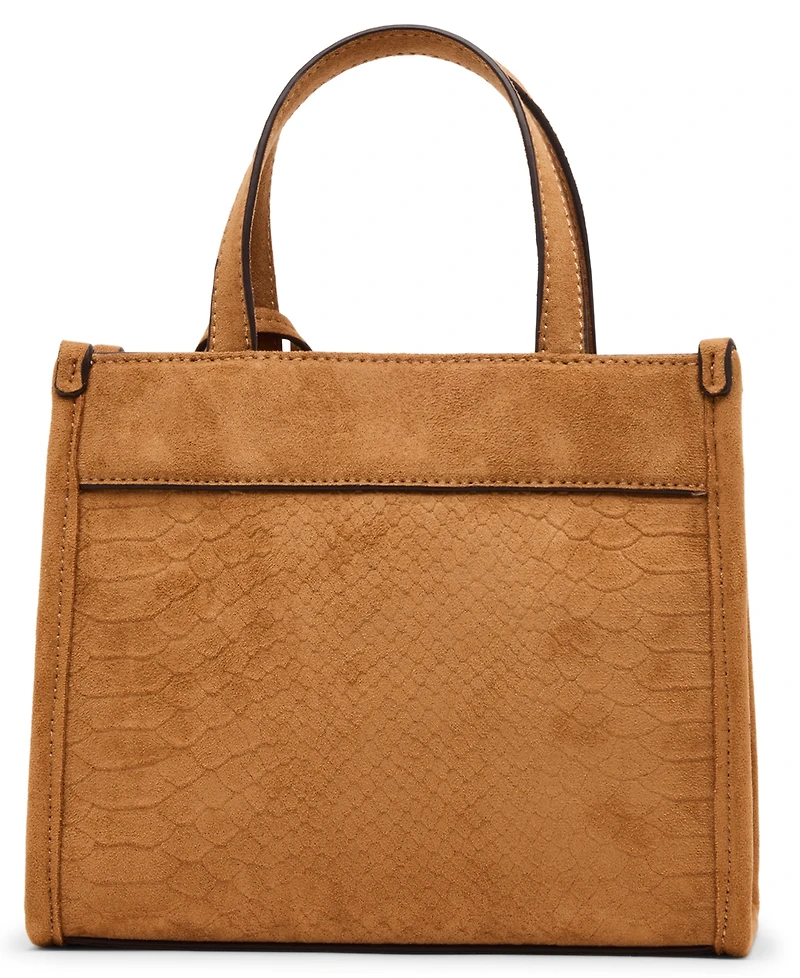 Anne Klein Textured Faux Suede Mini Tote Handbag