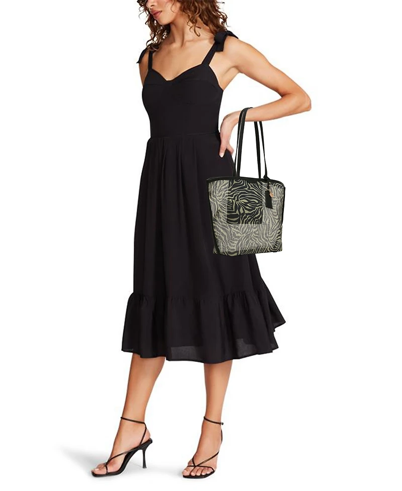 Anne Klein Medium Printed Mesh Tote Handbag