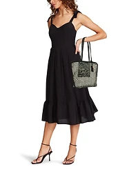 Anne Klein Medium Printed Mesh Tote Handbag