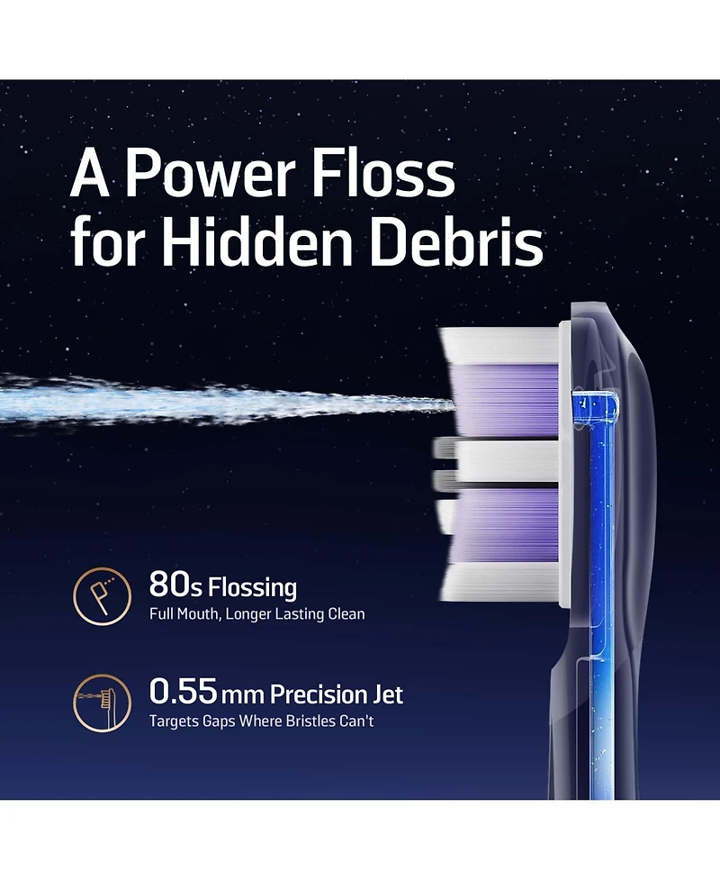 Soocas Neos Ii Ultra - Electric Toothbrush with Water Flosser Combo, 3-in-1: Flosses, Vibrates and Oscillates