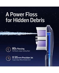 Soocas Neos Ii Ultra - Electric Toothbrush with Water Flosser Combo, 3-in-1: Flosses, Vibrates and Oscillates