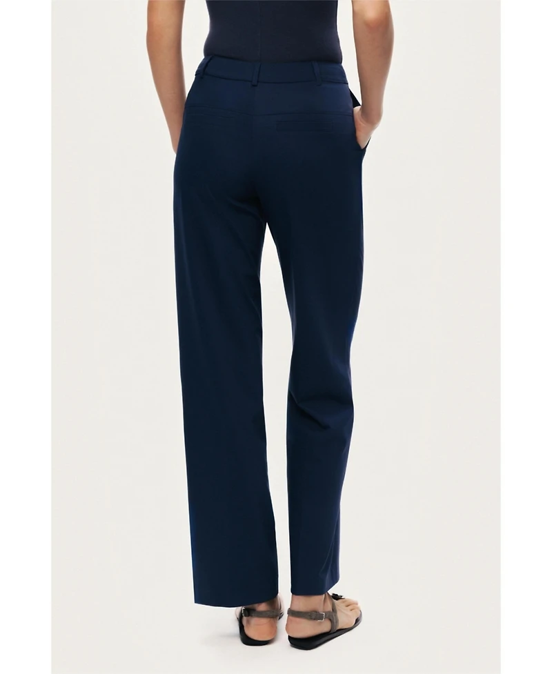 Nocturne Women's Tailored Straight-Leg Pants