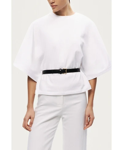 Nocturne Women's Belted Oversized T-Shirt
